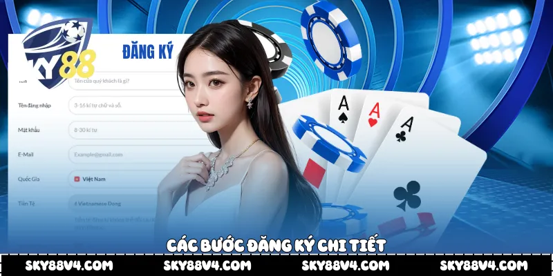 Các bước đăng ký chi tiết